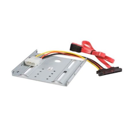 JUEGO KIT CHAROLA MONTAJE 2.5IN BAHIA 3.5 SATA  STARTECH BRACKET25SAT