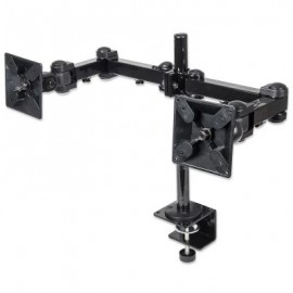 SOPORTE UNIVERSAL MANHATTAN DOBLE MONITOR 24" 6KG 420808