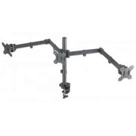 SOPORTE PARA MONITOR MANHATTAN ESCRITORIO 3 MONITORES 27" 7KG 461658
