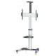 SOPORTE TV MANHATTAN TIPO CARRO 50KG, 37" A 70", 90° 461245