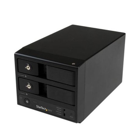 GABINETE USB 3.0 UASP ESATA 2 BAHIAS SATA III HOT-SWAP 3,5  STARTECH