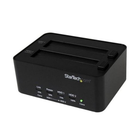 DUPLICADOR AUTONOMO USB3.0 HDD SATA 2.5 3.5 STARTECH SATDOCK2REU3