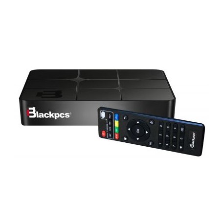 TV BOX BLACKPCS 4K ANDROID 7.1 4CORE 2GB WIFI RED HDMI USB EO404K-BL
