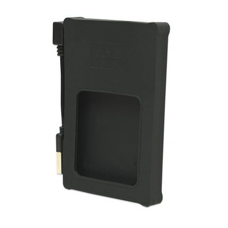 GABINETE HDD MANHATTAN 2.5" SATA USB V2.0 SIL NEGR 130103