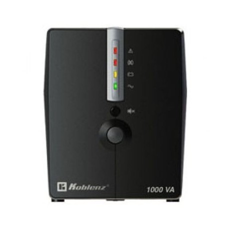NO BREAK KOBLENZ 10017 USB/R 1000 VA 500 W 1H NEGRO HOGAR/OFICINA