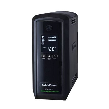 NO BREAK CYBERPOWER 850VA 510W LCD SENOID 10CONT TEL-RED CP850PFCLCD