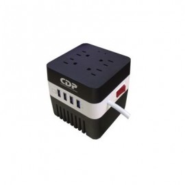 REGULADOR CDP RU-AVR604 600VA 4 CONTACTOS, 4 USB DE RECARGA