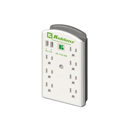 SUPRESOR DE PICOS MCA KOBLENZ MOD SS-1100 120V-7 CONT ATERRIZADOS-2.4