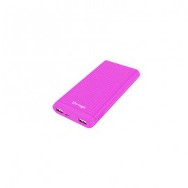 POWER BANK VORAGO PB-400 10000 mAh ROSA 2 ENTRADAS USB