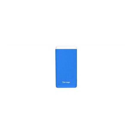 POWER BANK VORAGO PB-400 10000 mAh AZUL 2 ENTRADAS USB