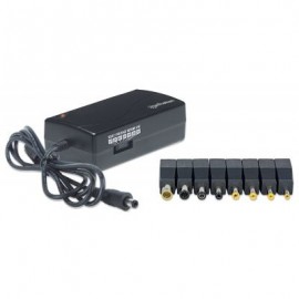 ADAPTADOR / CARGADOR UNIVERSAL MANHATTAN P/LAPTOP 70W 100854