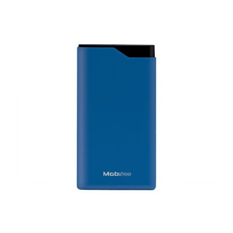 POWER BANK MOBIFREE 6,000 MAH AZUL CON DISPLAY MB-923460