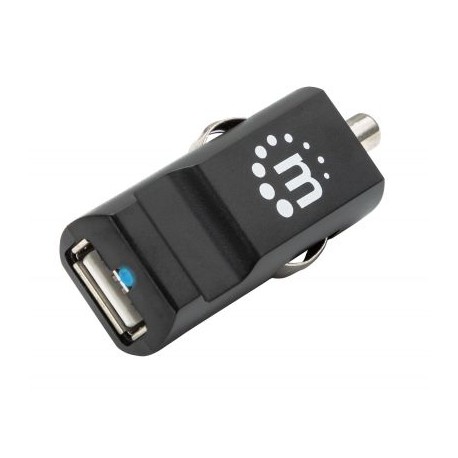 CARGADOR USB PARA AUTO CEL/TABLET MANHATTAN 101714