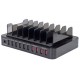 ESTACION DE CARGA MANHATTAN PARA 10 DISPOSITIVOS USB 180009