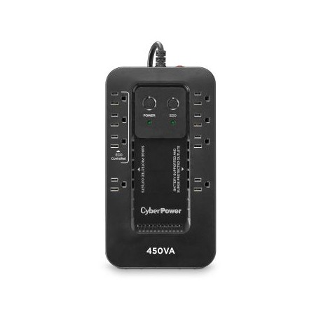 NO BREAK CYBERPOWER EC450G 450VA/260W STANDBY/8NEMA/USB
