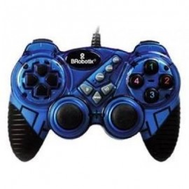 CONTROL PARA JUEGOS RUMBLEPAD BROBOTIX AZUL 751899A