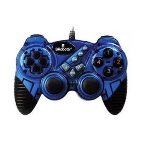 CONTROL PARA JUEGOS RUMBLEPAD BROBOTIX AZUL 751899A