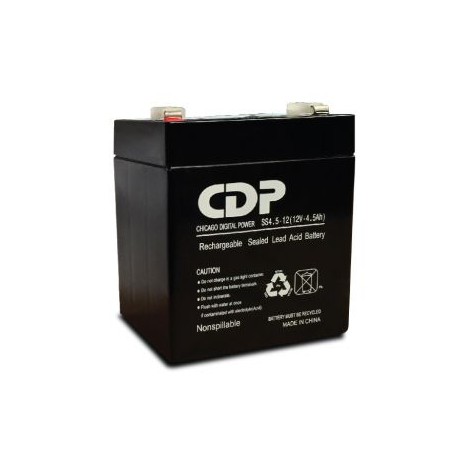 BATERIA DE REEMPLAZO CDP B-12/4.5 DE 12VOLTS Y 4.5AH