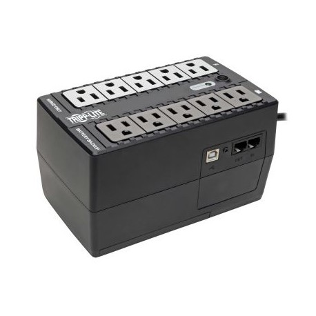 NO BREAK TRIPP-LITE INTERNET 600U 600VA 300W NEGRO HOGAR Y OFICINA