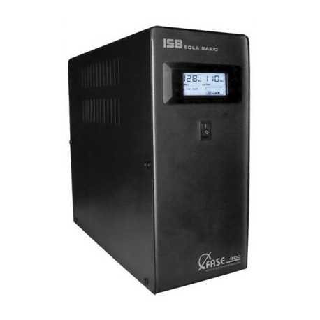NO BREAK SOLA BASIC SRS-21-801, 800VA, 4 CONT, REGULADOR, CFP SENOIDAL