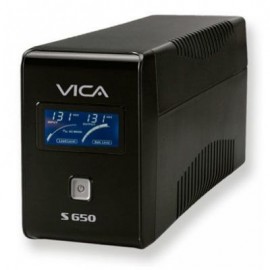 NO BREAK VICA 650VA 300W NEGRO HOGAR Y OFICINA SS650