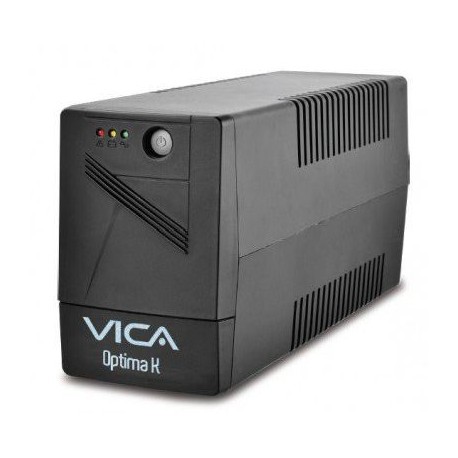NO BREAK VICA OPTIMA K 1000VA 550 W 4HRS COLOR NEGRO CASA Y OFICINA