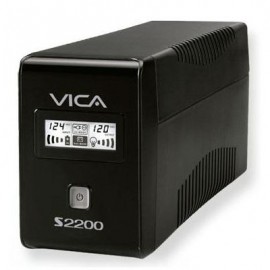 NO BREAK VICA CON REGULADOR 2.2kVA 1200W 8CONT LCD 1 RJ11 S2200