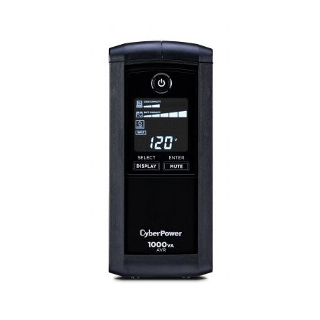 NO BREAK CYBERPOWER CP1000AVRLCD 1000VA 600W 8HRS HOGAR Y OFICINA