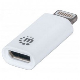 ADAPTADOR MANHATTAN ILYNK MICRO USB - LIGHTNING IPHONE 5 390620
