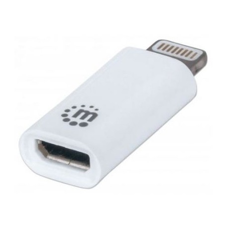 ADAPTADOR MANHATTAN ILYNK MICRO USB - LIGHTNING IPHONE 5 390620