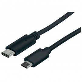 CABLE USB TIPO-C MANHATTAN, CM-MICRO BM 1.0M NEGRO 353311