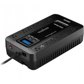 NOBREAK CYBERPOWER EC850LCD 850VA/510W 120VA LCD 12 CONTACTOS