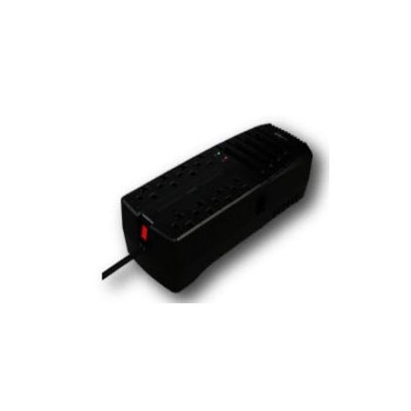 REGULADOR DATASHIELD 8CONT NEGRO 2000VA 1000W HOGAR Y OFICINA