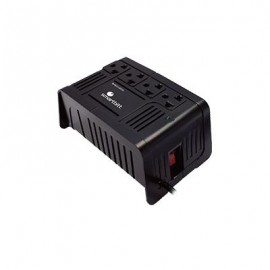 REGULADOR SMARTBITT SBAVR1200 4 CONT NEGRO HOGAR Y OFICINA 600W