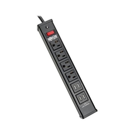 SUPRESOR DE PICOS TRIPP LITE 4 CONTACTOS 4x USB 1.83 M TLM446USBB