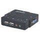 SWITCH MUX KVM DESKTOP MANHATTAN USB 2:1 CON CABLES+AUDIO 151252