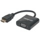 CONVERTIDOR MANHATTAN HDMI A VGA NEGRO BOLSA 151467