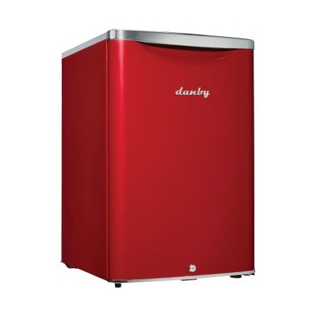 REFRIGERADOR DANBY DAR026XA2LDB 2.6 PIES CUBICOS ROJO HIGH GLOSS