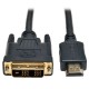 TRIPP LITE CABLE ADAP. HDMI A DVI P. MONITOR 1.83 MACHO-MACHO NEG.
