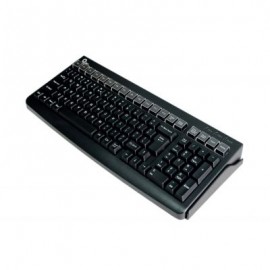TECLADO ALAMBRICO POS QIAN NEGRO LECTOR DE BANDA QPA1703