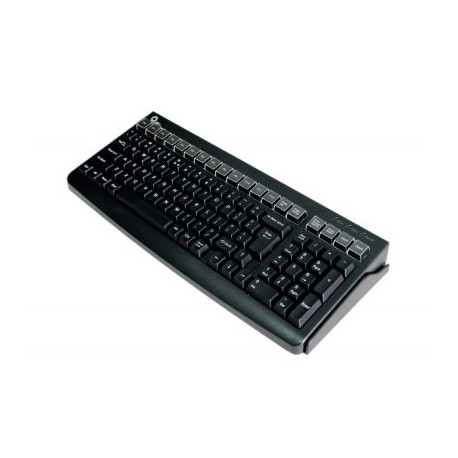 TECLADO ALAMBRICO POS QIAN NEGRO LECTOR DE BANDA QPA1703
