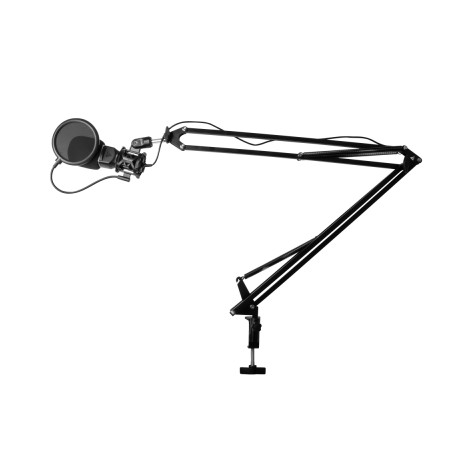BRAZO PARA MICROFONO GAME FACTOR MAG500 AJUSTABLE XL NEGRO