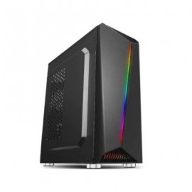 GABINETE GAMER ACTECK HERCIUS X700 ATX RGB FUENTE 500W NEGRO AC-929554