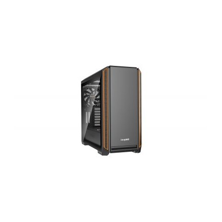 GABINETE GAMER BE QUIET SILENT BASE 601 BGW25 NEGRO NARANJA CRISTAL