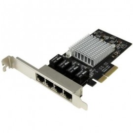 STARTECH TARJETA RED PCI-E 4PTOS RJ45 INTEL i350 GIGABIT ST4000SPEXI