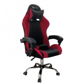 SILLA STYLOS XZ05R GAMER ASIENTO ACOLCHADO ROJO