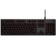 TECLADO GAMER LOGITECH G413 LED ROJO, MECÁNICO, ALÁMBRICO, CARBONO