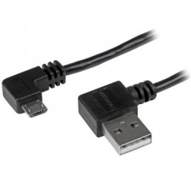 STARTECH CABLE 1m MICROUSB ACODADO DERECHA MACHO-MACHO USB2AUB2RA1M