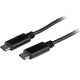 STARTECH CABLE 1m USB-C USB 2.0 MACHO-MACHO 60MBps NEGRO USB2CC1M