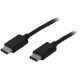 STARTECH CABLE 2m USB-C USB 2.0 MACHO-MACHO 60MBps NEGRO USB2CC2M